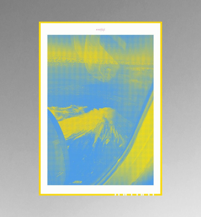 ポスターA2 | 富士山MTFUJI_01_No.29 - 海報/掛畫/掛布 - 紙 黃色
