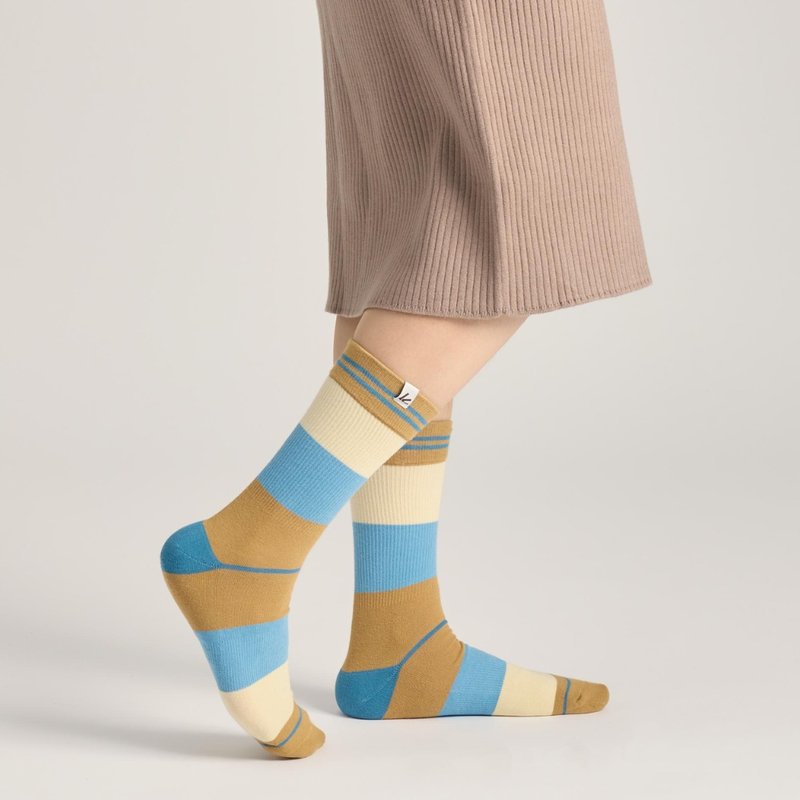 Wood cotton mid-tube socks∣High-quality combed cotton∣Original socks∣Same version for men and women - Socks - Cotton & Hemp 