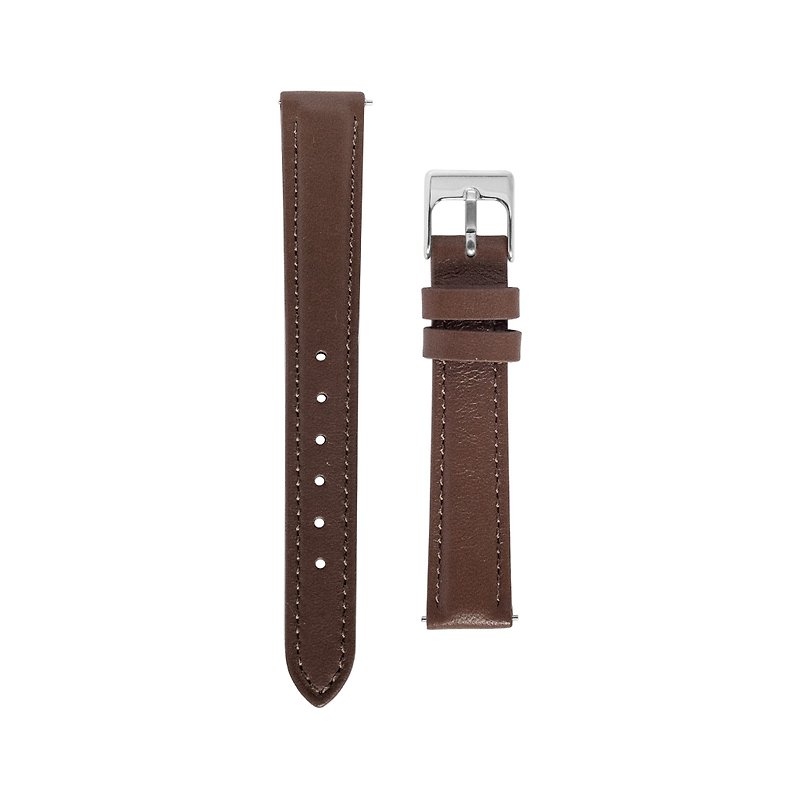 HIBI Watches - Brown Leather Strap - อื่นๆ - หนังแท้ สีนำ้ตาล