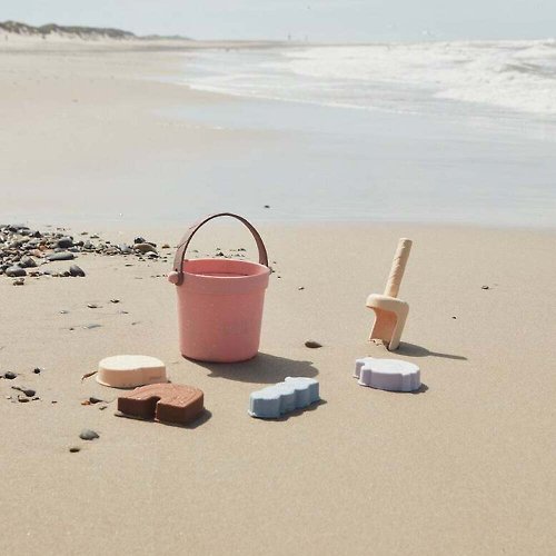 OYOY 丹麥質感家居 OYOY 繽紛沙灘矽膠玩具組 / 粉嫩珊瑚