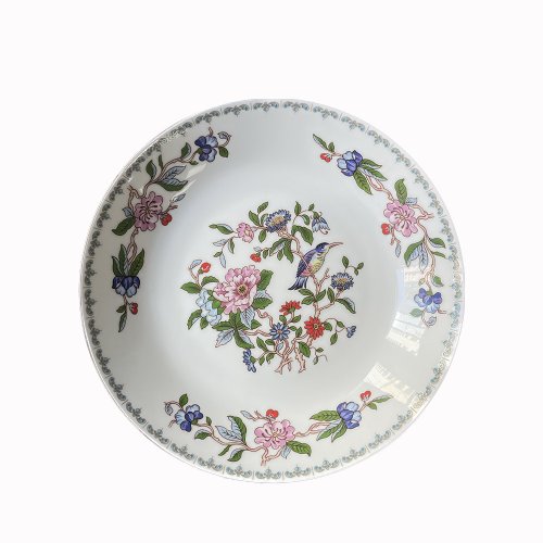 Belleek Taiwan 臺灣總代理 英國Aynsley 雀鳥系列 骨瓷深盤19.5cm