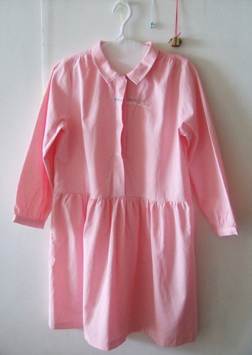 Fine pleated dress - blue sky