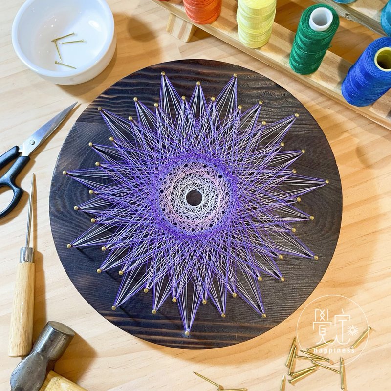 Stringart 藝術作品 - 擺飾/家飾品 - 其他材質 多色
