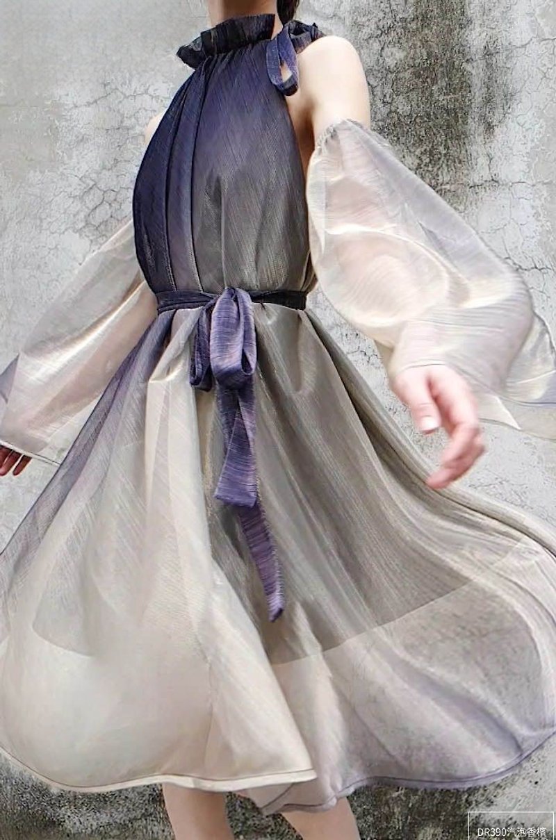 Wukechi Paris Color Change Midnight Champagne Dress / Dinner Dress / Beautiful Back Design / Dress / Dress / Color Change - One Piece Dresses - Other Materials Black