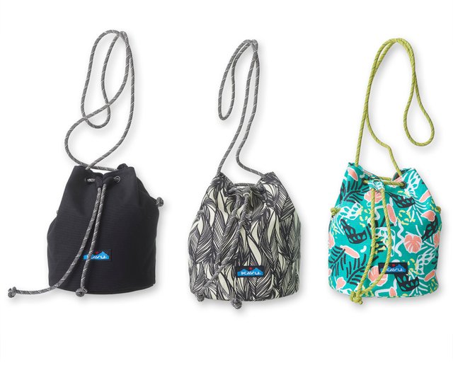 KAVU Bucket Bag Canvas Sling Purse Bag