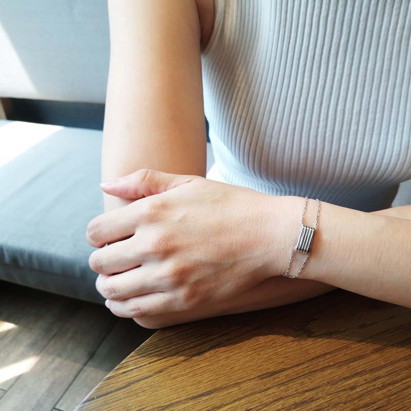Sicily bracelet_西西里手鍊 | 925銀 伴娘禮 謝禮 新娘飾品 六禮 - 手鍊/手環 - 銀 銀色