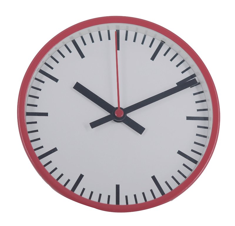 Mesa - simple scale wall clock 2 in 1 (metal) - นาฬิกา - โลหะ สีแดง