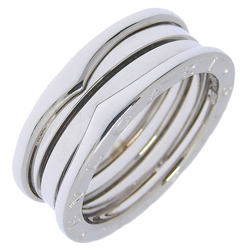 【日本直送】ブルガリ BVLGARI B-Zero1 18.5号 リング・指輪 ビーゼロワン 2バンド K18WG 約9.5g メンズ【中古】 - 戒指 - 貴金屬 銀色