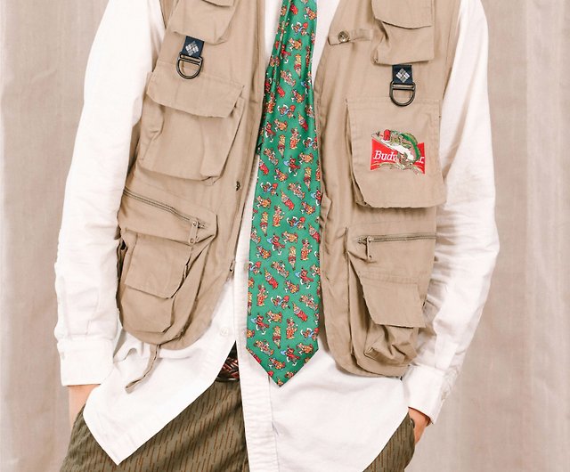 Tsubasa.Y│**Various options**Vintage fishing vest, cotton fisherman vest  function - Shop tsubasay Men's Tank Tops & Vests - Pinkoi