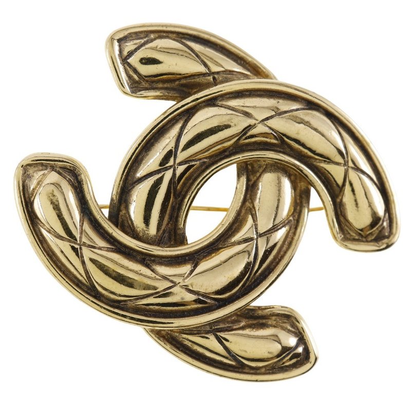 【日本直送】シャネル CHANEL ココマーク ブローチ 金メッキ 約37.3g レディース【中古】 - 胸針 - 其他金屬 金色