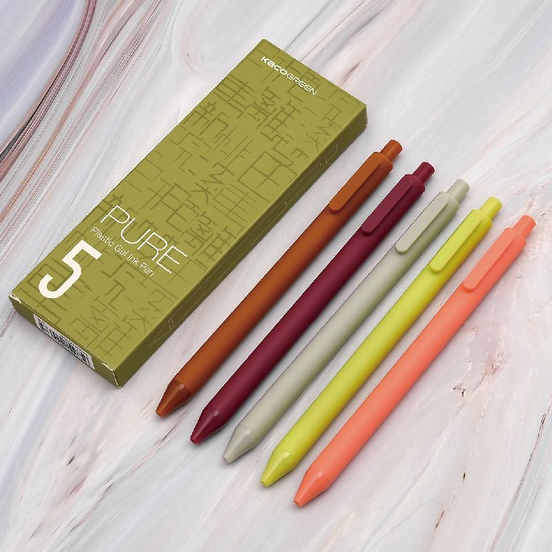 KACO-PURE 0.5 Gel Pen Guofeng II-Taohuayuan 5 colors - อุปกรณ์เขียนอื่นๆ - วัสดุอื่นๆ สีกากี