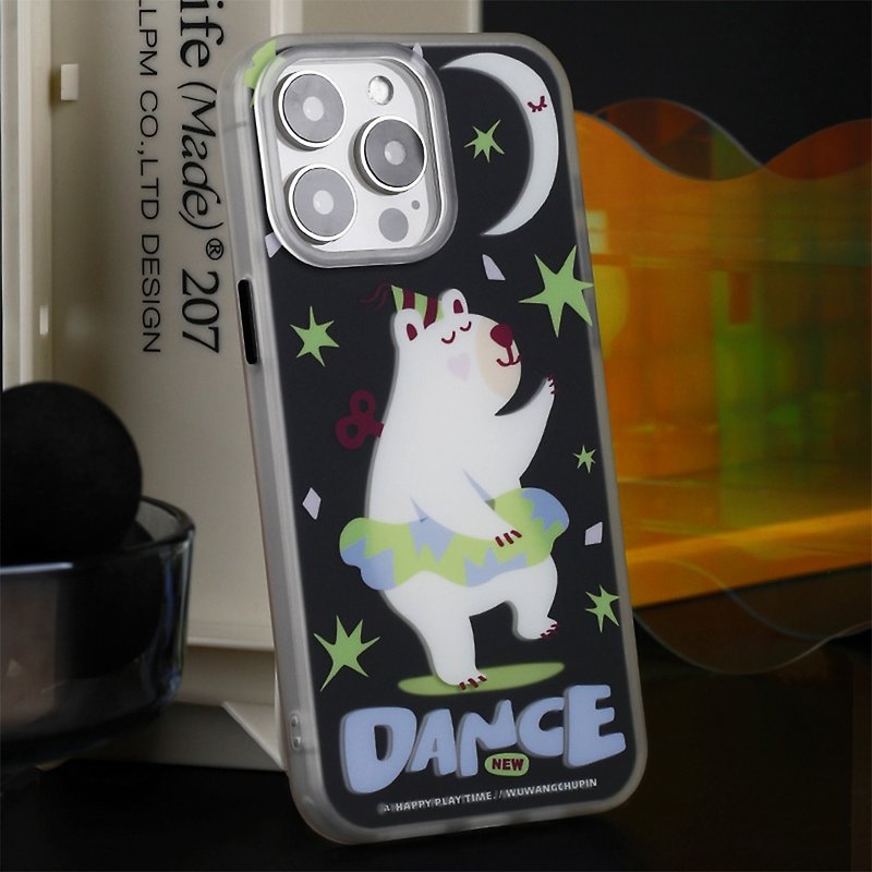 Ballet Bear iPhone case - เคส/ซองมือถือ - วัสดุอื่นๆ 