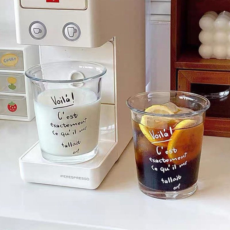 【OMORY】Haoda la ~ wide mouth smooth rim glass - Glasses - แก้ว 