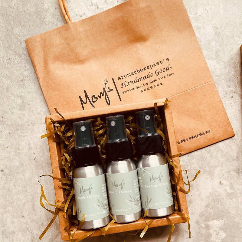 Ps. 91 Comprehensive Protection Air Purifying Essential Oil Spray-Three Into Epidemic Prevention Gift Box/Can be Used for Dry Hands - น้ำหอม - น้ำมันหอม 