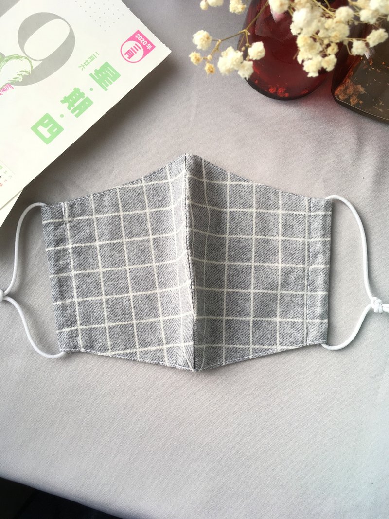 Cotton Mask - Face Masks - Cotton & Hemp Gray