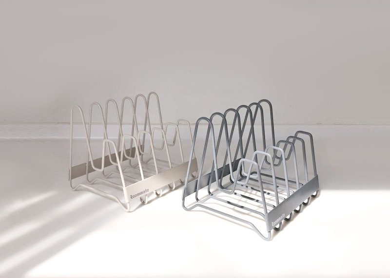 Roommate multi-purpose drain rack - จานและถาด - โลหะ สีเทา