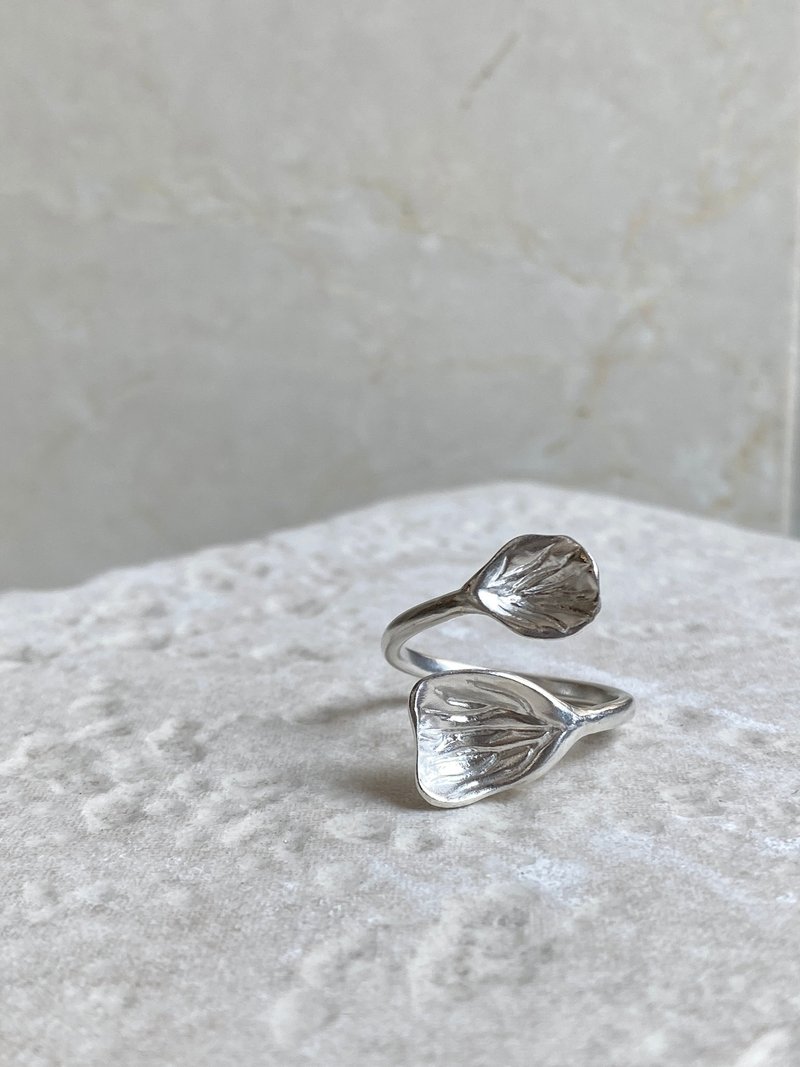 [Sterling Silver Handmade] The Heart's Direction Ring --- Futaba - General Rings - Sterling Silver Silver