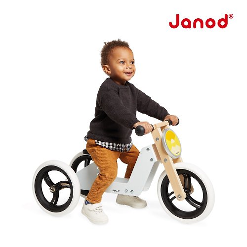 童趣生活館 法國Janod 平衡滑步系列-2in1三輪車