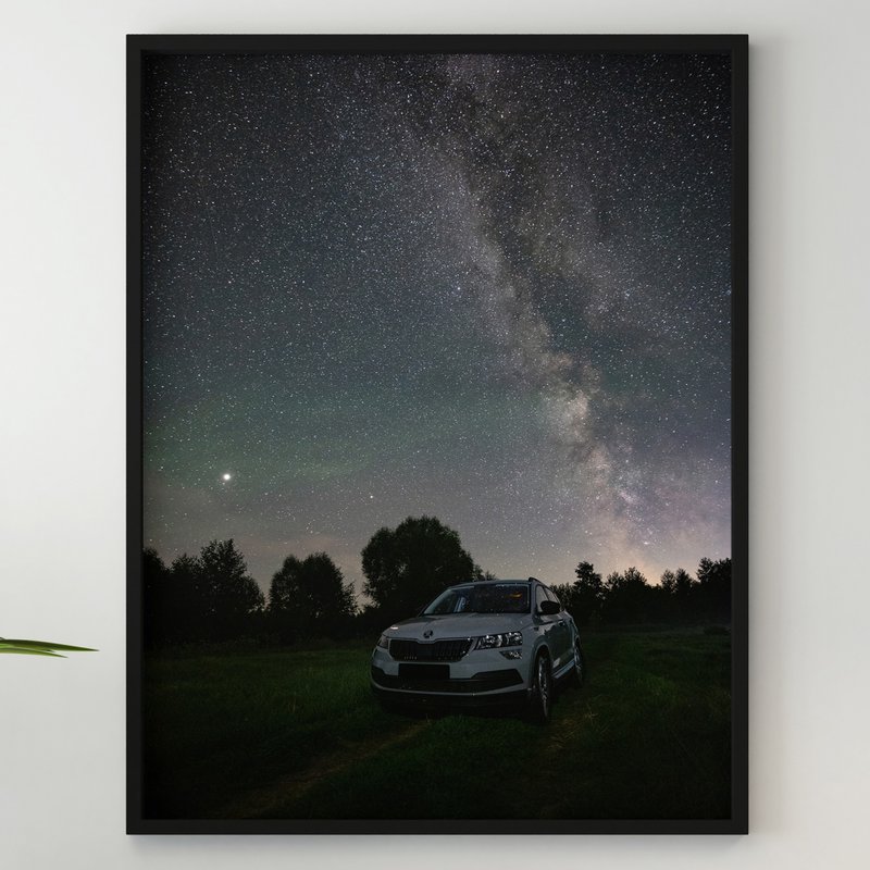 Night Sky Printable Art, Milky Way Photo Print, Galaxy Printable Digital Art - Posters - Paper 