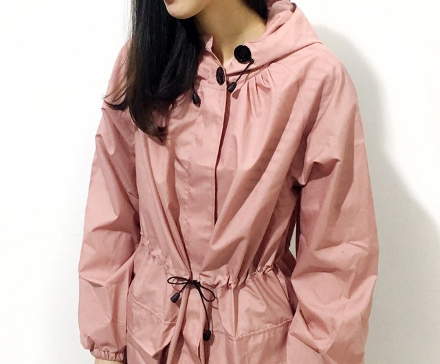 Prolla Lightweight Hooded Long Trench Coat Fashion Rain Jacket Waterproof With Small Bag Umbrella Women S Casual Functional Jackets I Rain Jacket Waterproof Trench Coat, Waterproof Mac Trench Coat Hood