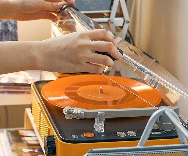送料無料】SYITREN/シタリン T400ブラックレコードプレーヤー
