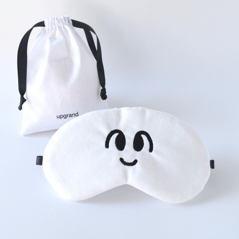 Tooth manga x upgrand collaboration eye mask | Storage pouch included | Free gift wrapping available - ผ้าปิดตา - เส้นใยสังเคราะห์ ขาว