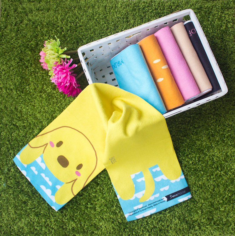 [Buy picture book can be added to purchase] illustration towel: colorful world series - Towels - Other Materials 
