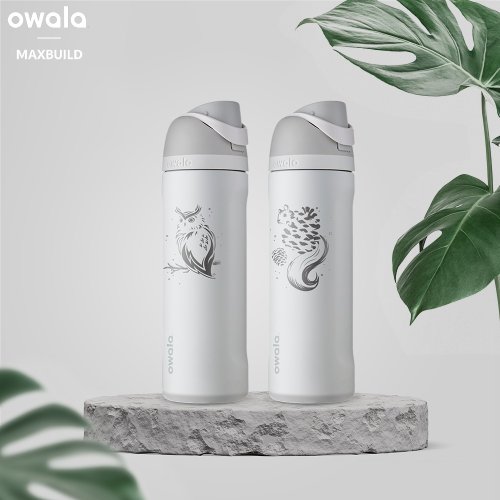 Owala】Freesip Stainless Steel-Double Drinking Straw Flip Lid Sports Water  Bottle 32oz/945ml - Shop blender-bottle-py-tw Pitchers - Pinkoi