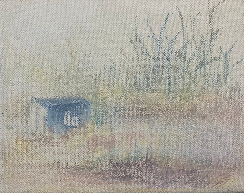 消失的那塊空地/手繪原畫 - 其他 - 其他材質 白色