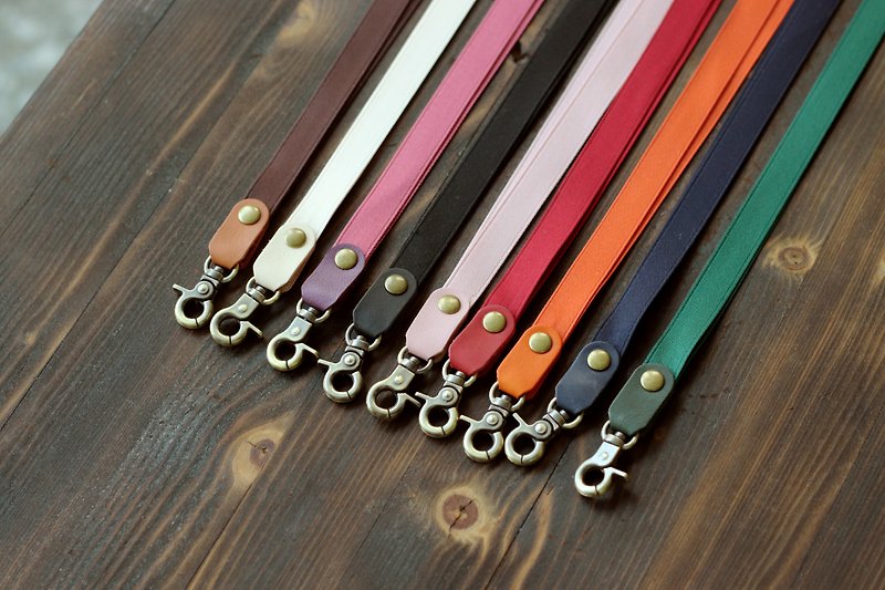 ID Peripherals | Ribbon Necklace - Lanyards & Straps - Genuine Leather Multicolor