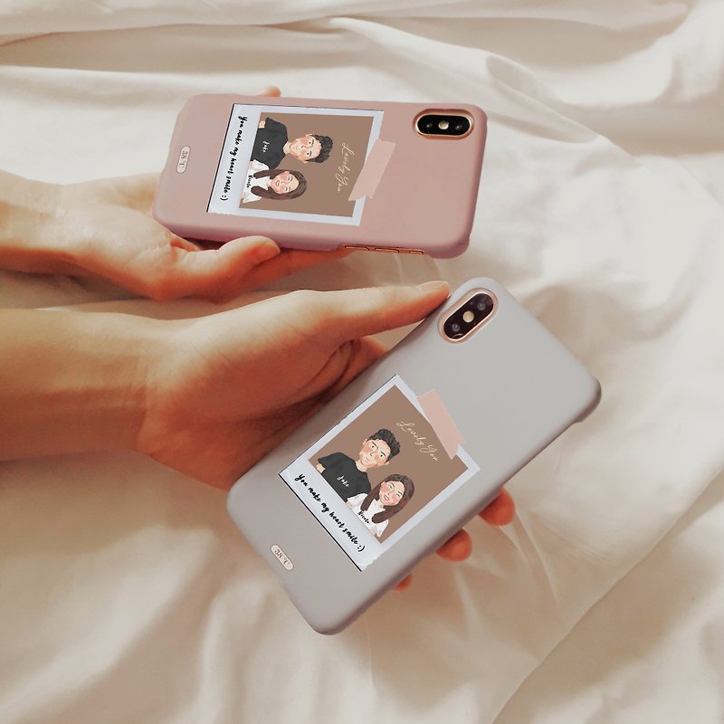 Plastic Phone Cases Multicolor - Couple Quote Phone Case Customize Valentine's Day gifts iPhone Andriod
