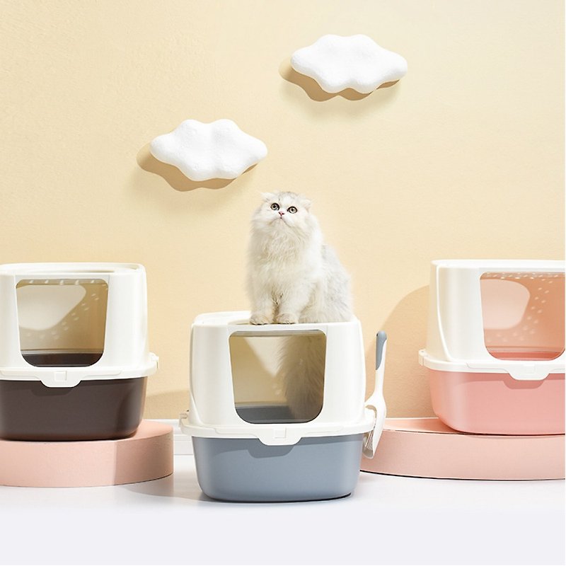 Simple style Ark cat litter box - Cat Litter & Cat Litter Mats - Plastic 