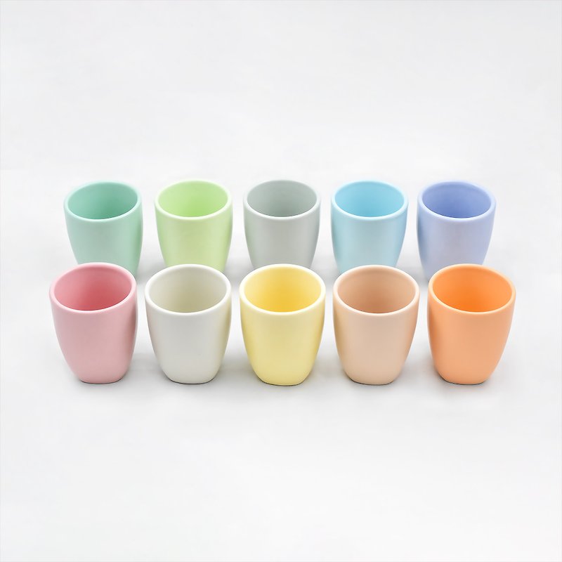 [Christmas Limited Blind Can] Healing Colorful Macaron Cup - No Color Selection - Cups - Pottery 