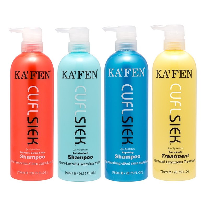 【KA'FEN】還原酸蛋白洗髮/護髮 760ml - 洗髮精/餅/皂 - 塑膠 多色
