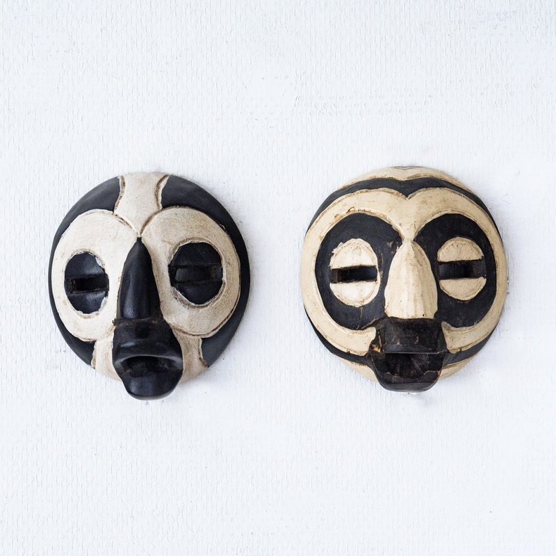 パスポートマスク / 黒目 - 擺飾/家飾品 - 木頭 