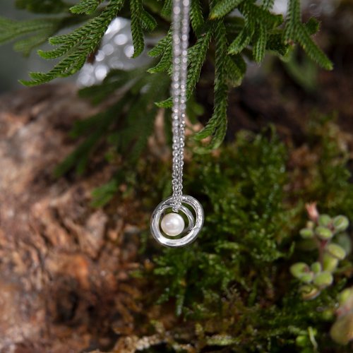 Olivia Yao Jewellery 【品牌設計款最佳禮物】星塵 天然珍珠 925純銀 項鍊