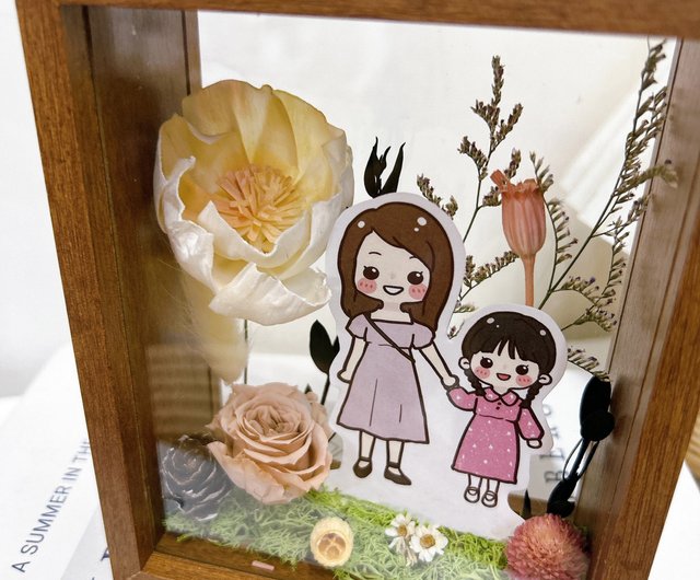 Shadow Box 完成品 HAPPY 3Dアート 立体額縁-