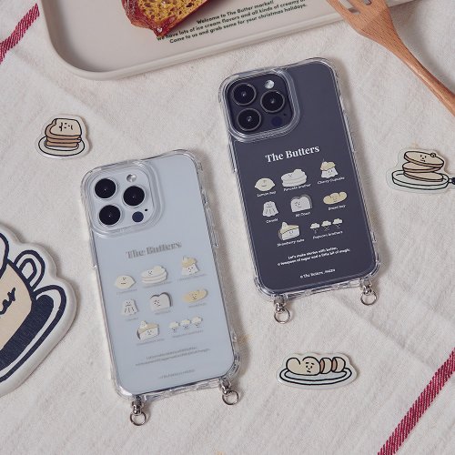 TOYSELECT The Butters奶油角色抗黃防摔MagSafe iPhone繩掛手機殼