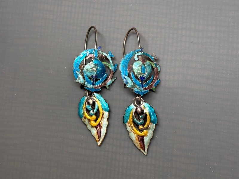 Enamel earrings (old items) - Earrings & Clip-ons - Enamel 