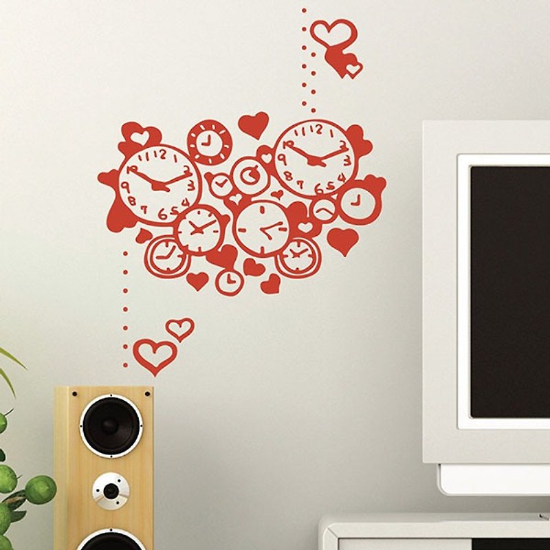 Wall Stickers-Taiwan-made creative seamless "Smart Design" how much love - Items for Display - Paper 