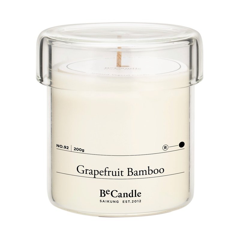 Sai Kung Candle - BeCandle –  Grapefruit Bamboo - เทียน/เชิงเทียน - ขี้ผึ้ง 