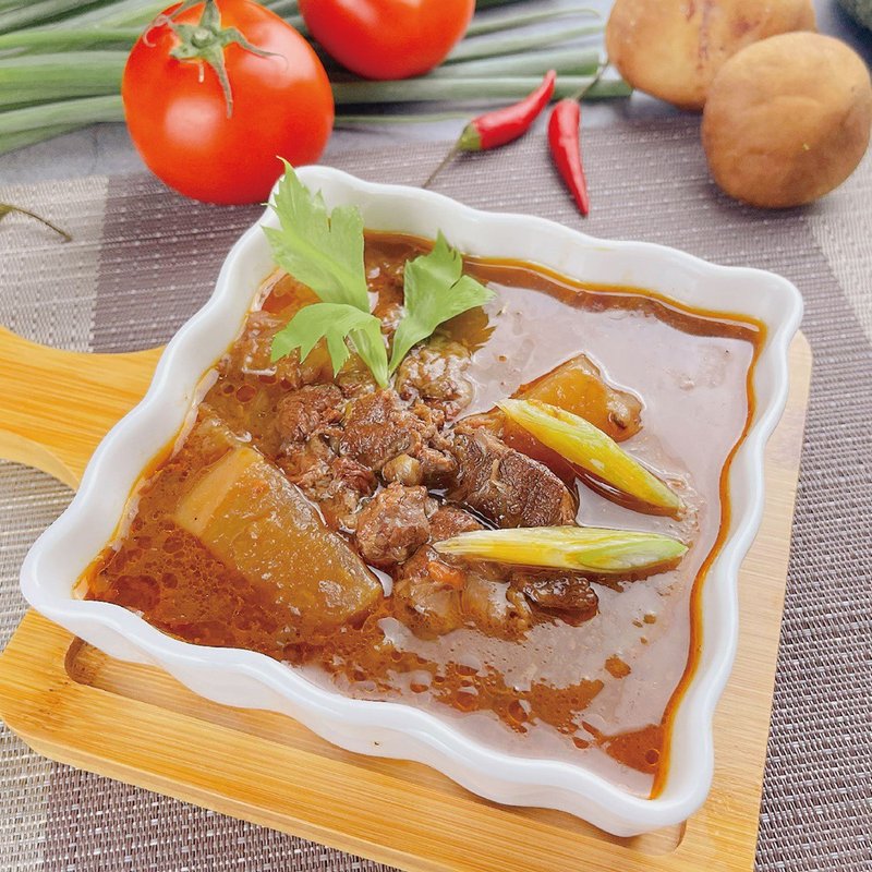 【搭嘴好食】即食和風番茄燉牛肉－常溫調理包 (300g x 1包) - 料理包/調理包 - 新鮮食材 白色