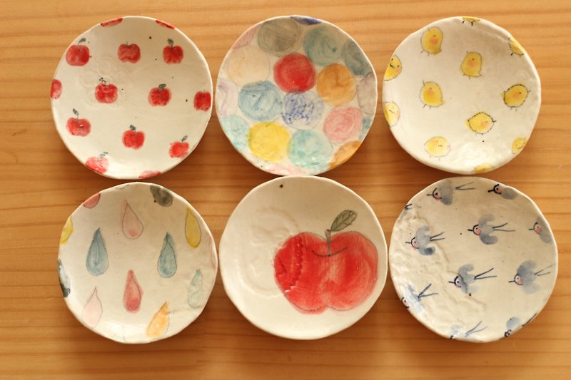 6 small plates set - Small Plates & Saucers - Pottery Multicolor