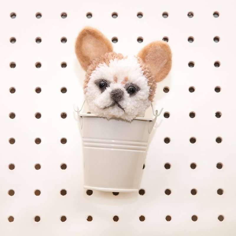 Handmade wool ball doll strap - hair child Chihuahua - อื่นๆ - กระดาษ สีนำ้ตาล