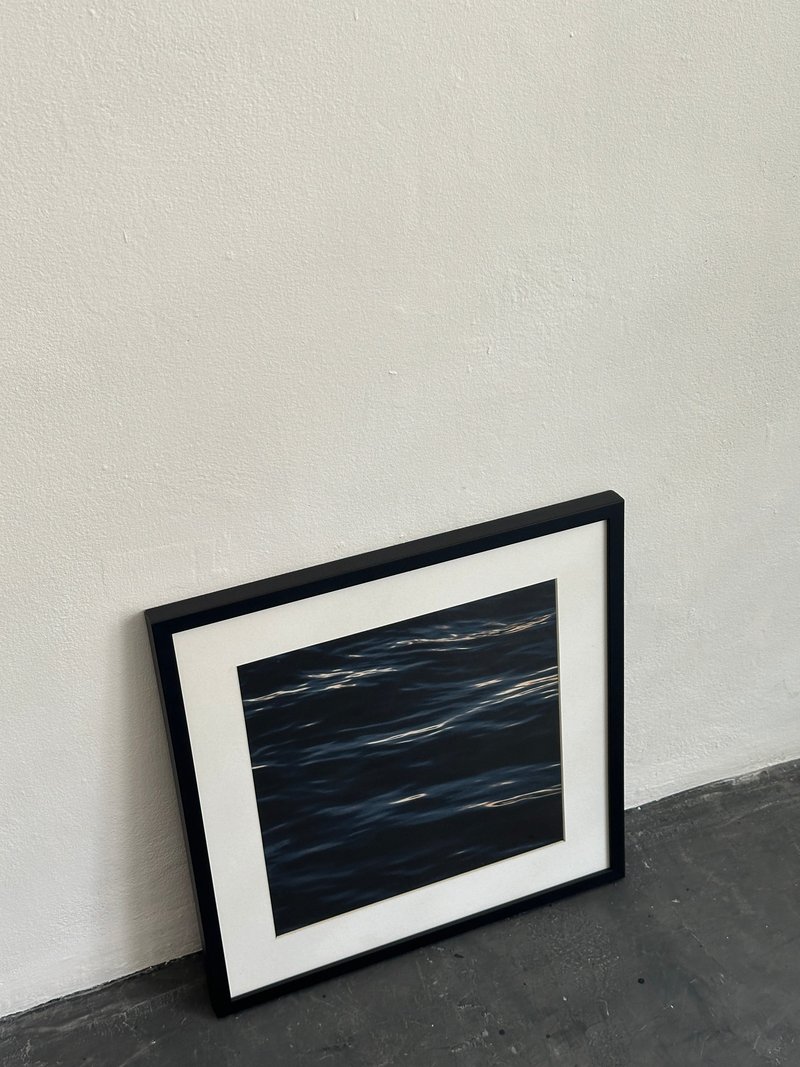 30x30cm Photo Print - Ripple Blue - 壁貼/牆壁裝飾 - 紙 白色
