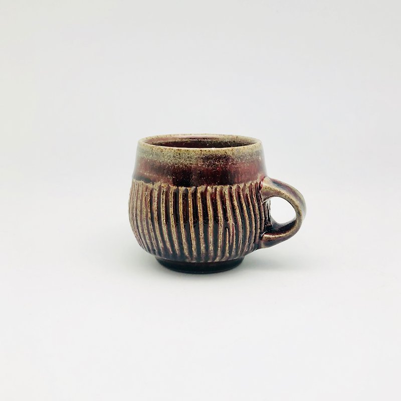 Copper red mug - แก้ว - ดินเผา สีแดง