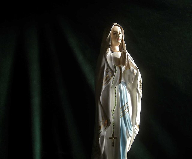 昔 初期ヨーロッパの聖母マリアの装飾品 ショップ Old Time Vintage Classic Deco 置物 Pinkoi