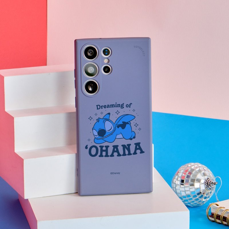 Disney經典-夢見Ohana純色矽膠SAMSUNG手機殼 - 手機殼/手機套 - 塑膠 多色