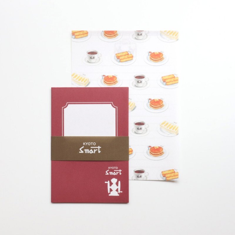forme.(フォルム) 夢ミル京都喫茶巡り レターセット スマート珈琲店 - 信封/信紙 - 紙 