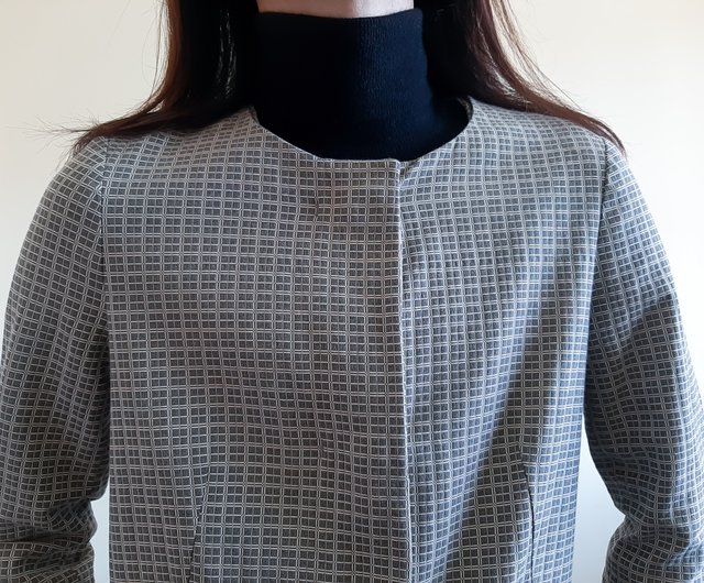 イタリア製　グレー ニット コート　CIVIDINI イタリア製グレー ニット コートCIVIDINI